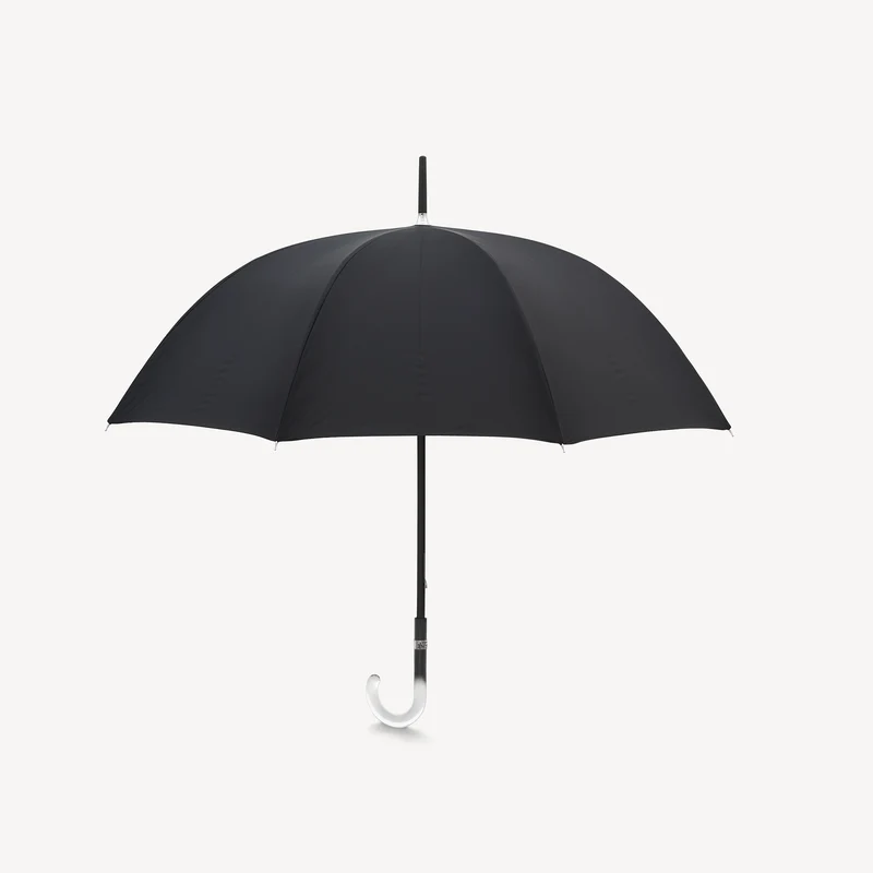 Parapluie à Poignée Ombré - Noir