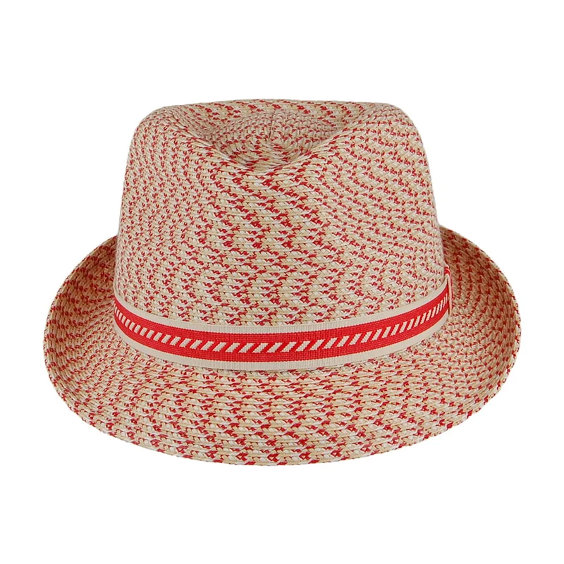 Chapeau Trilby Mannes rouge-naturel BAILEY