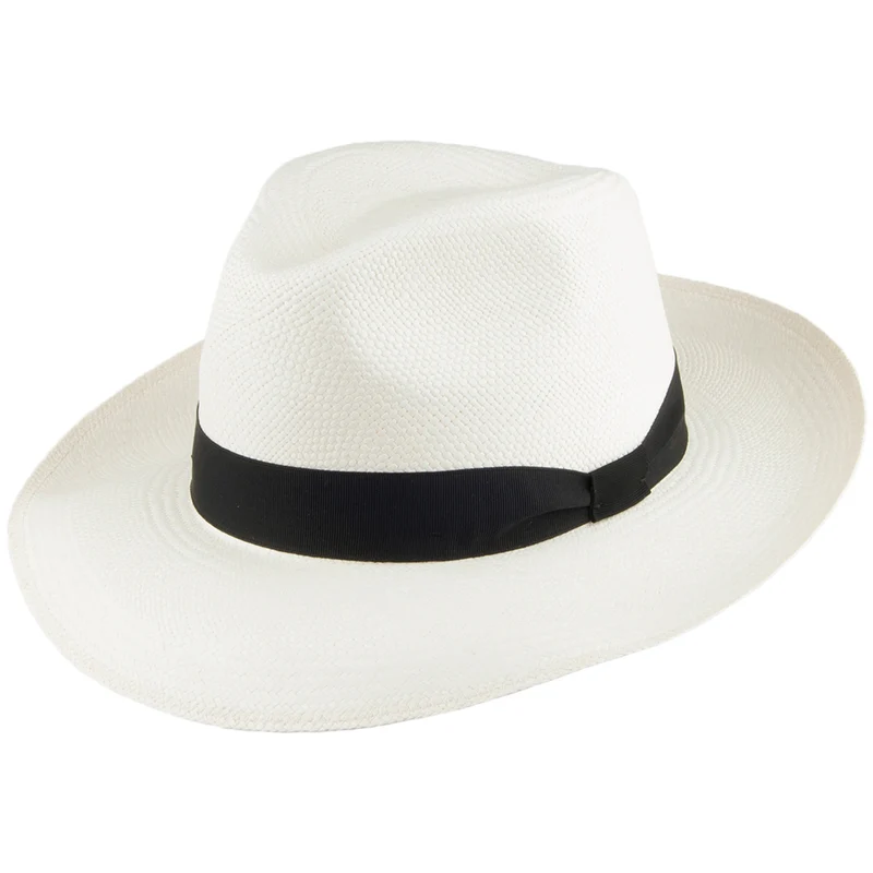 Chapeau Panama Fedora Pico décoloré SIGNES