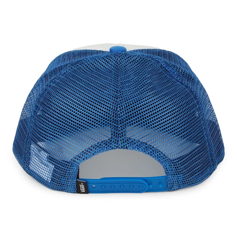 Casquette Trucker Enfant Where's The Beach blanc-bleu roi VANS