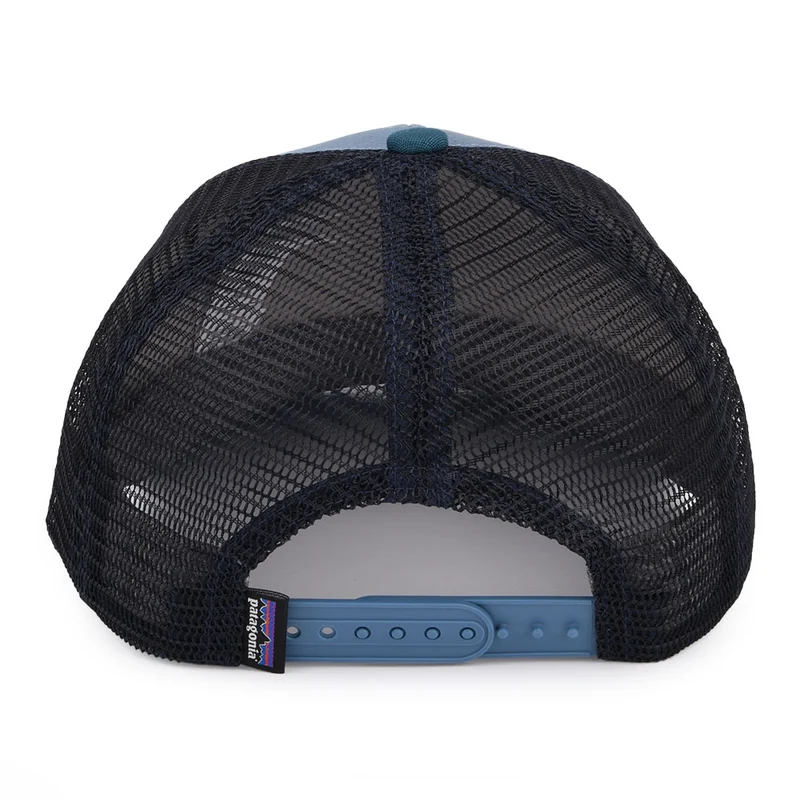 Casquette Trucker Enfant en Coton Bio Back for Good Bear bleu PATAGONIA