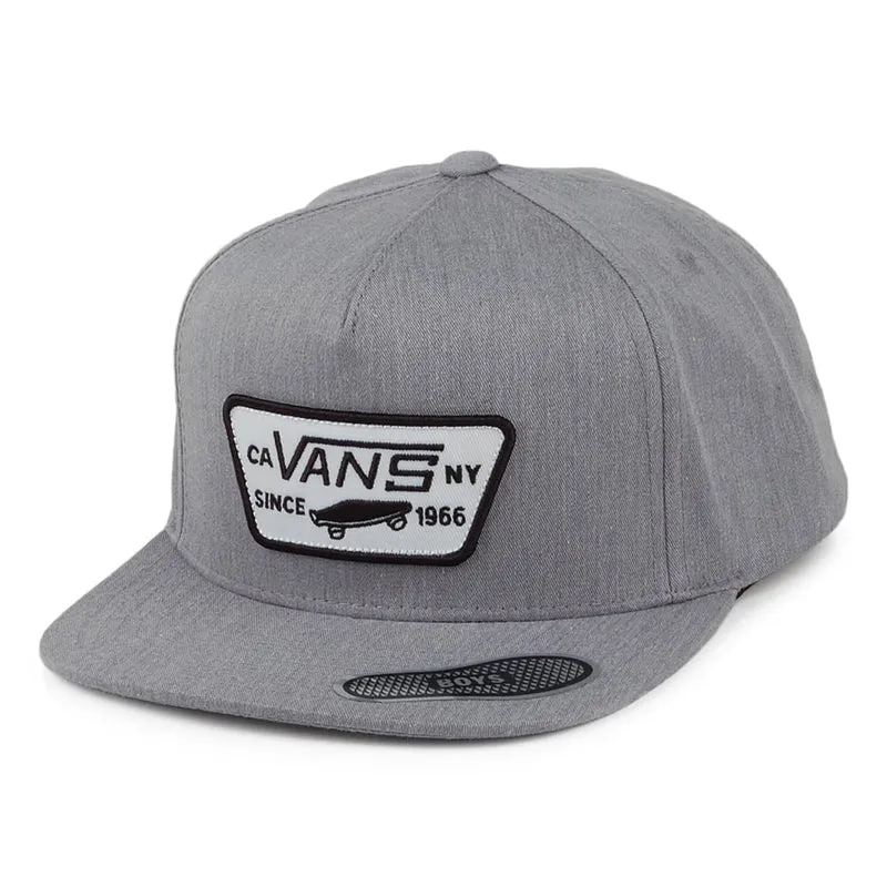 Casquette Snapback Enfant Full Patch gris chiné VANS