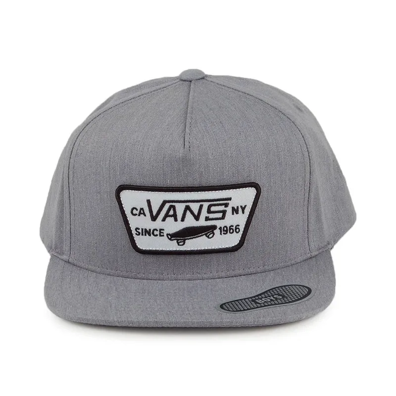 Casquette Snapback Enfant Full Patch gris chiné VANS
