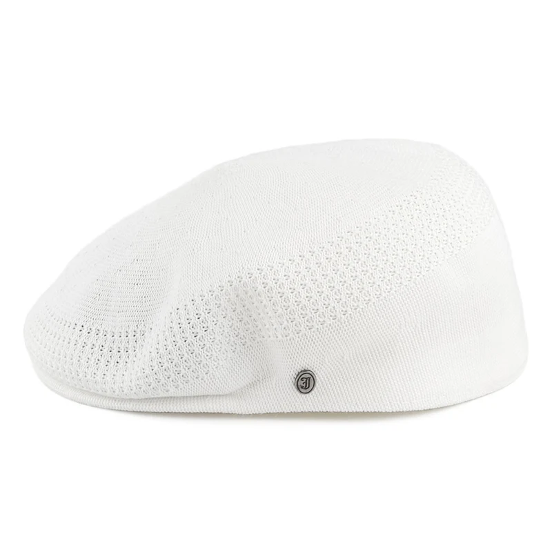 Casquette Plate Été blanc JAXON & JAMES - VENTE EN GROS