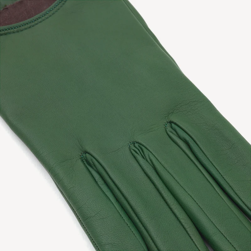 Gants en cuir pour Femme - Jaguar Green