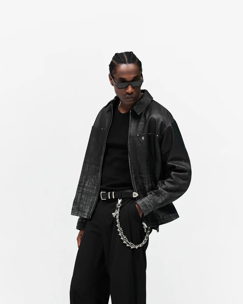 Rodeo Leather Jacket - Jet Black