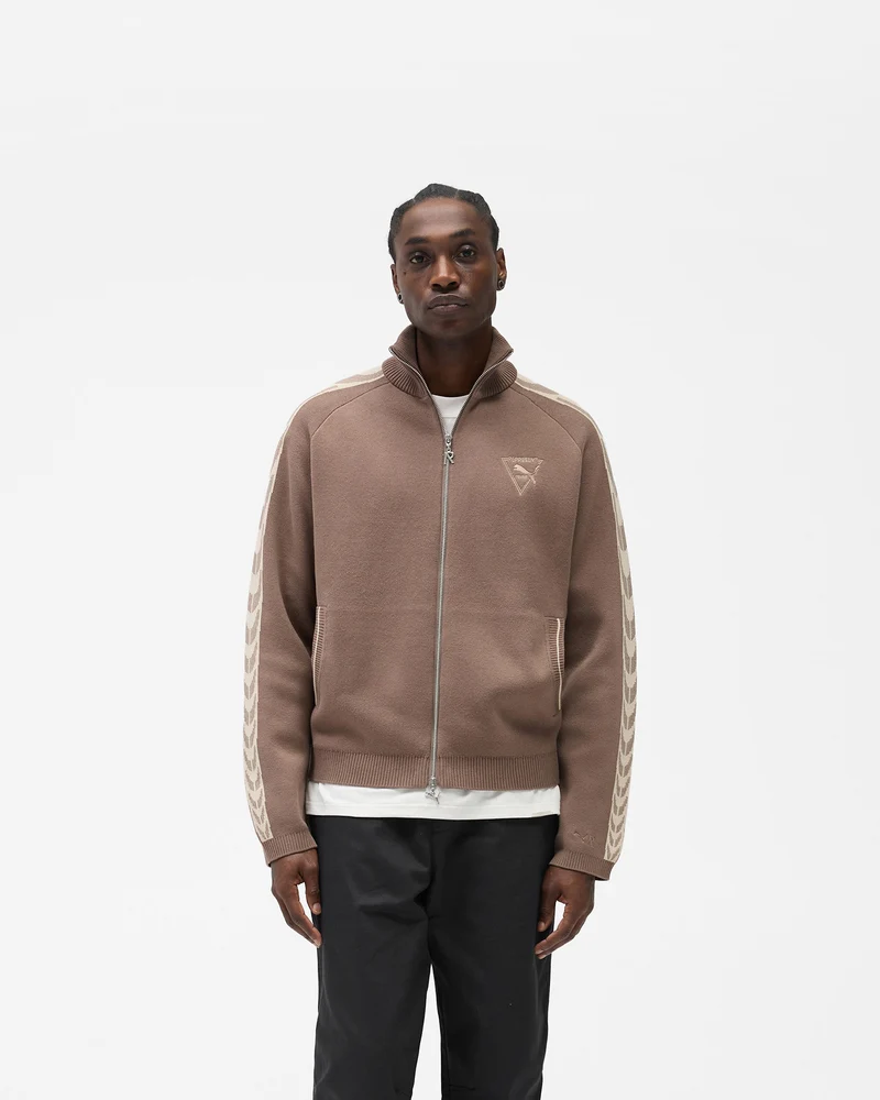 Represent X Puma T7 Knit Jacket - Pine Bark