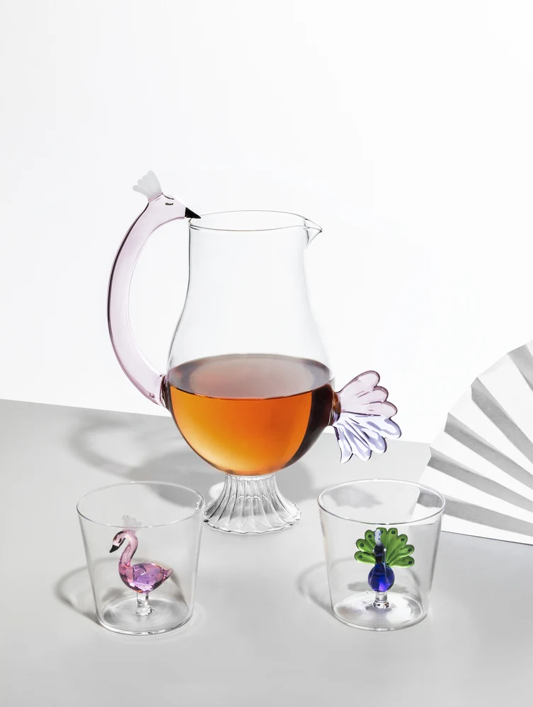 Ichendorf Animal Farm Verre - Flamant rose