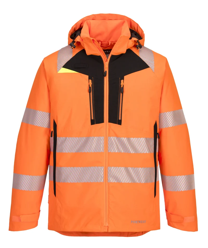 DX4 Veste de pluie haute visibilité
