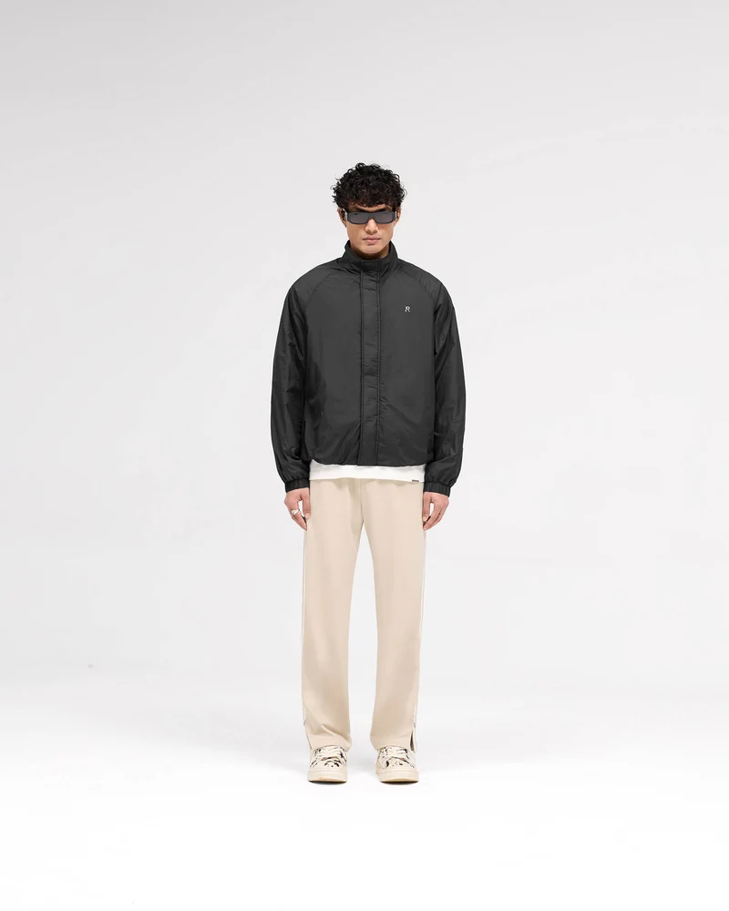 Funnel Neck Jacket - Black