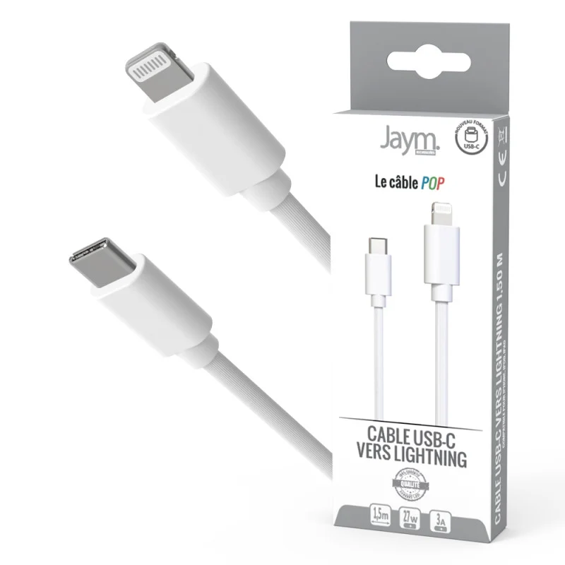 Câble USB-C vers lightning