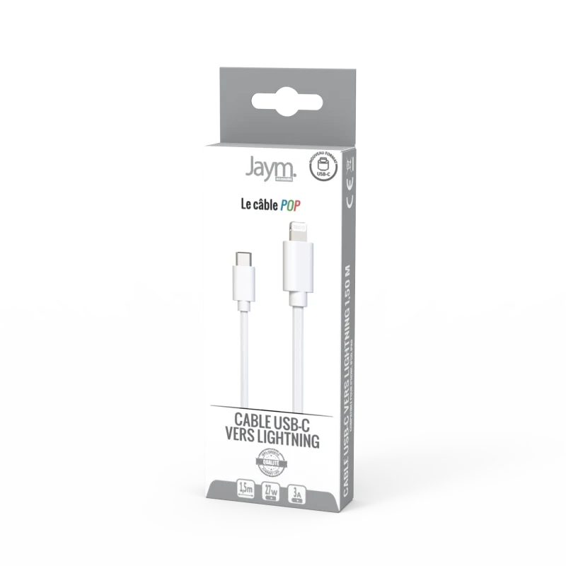 Câble USB-C vers lightning