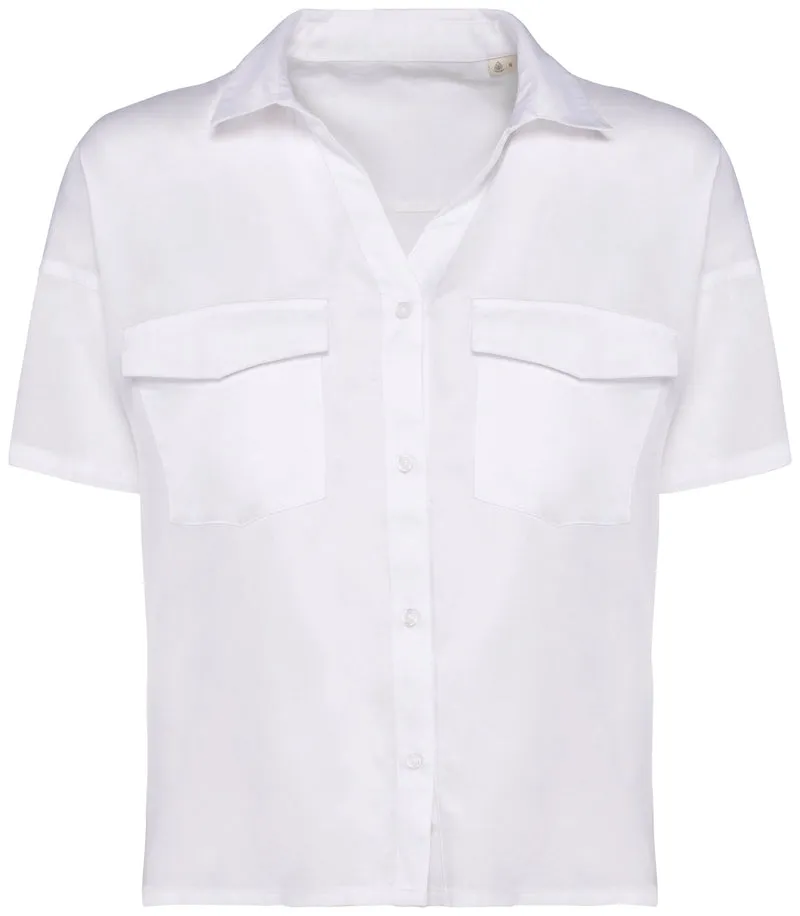 Chemise oversize Lyocell TENCEL™ femme - 125g