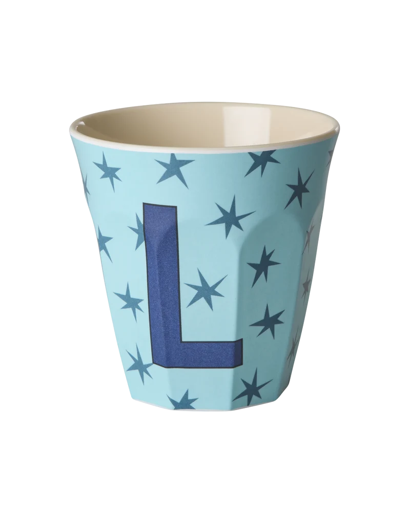 Gobelet Lettre mélamine Stars