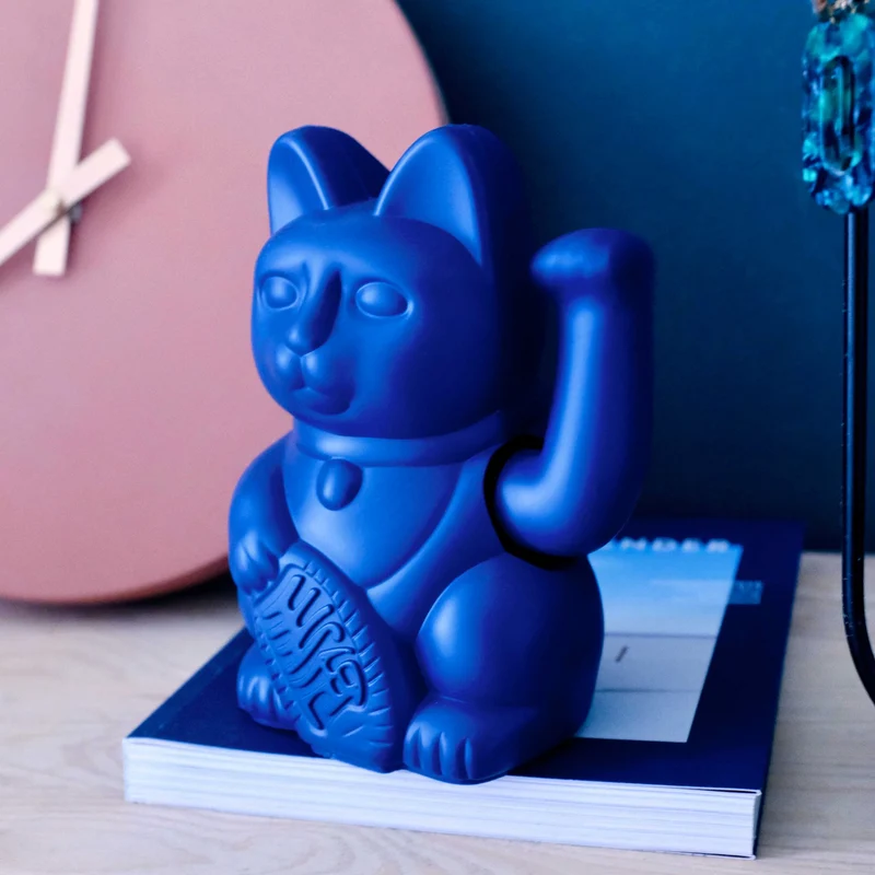 Lucky Cat - bleu marine