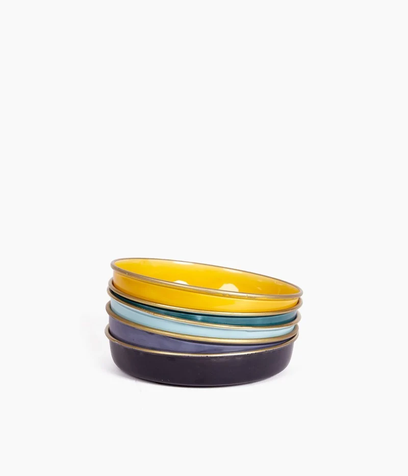 Plateau Berbère Ø 45 cm - bleu clair