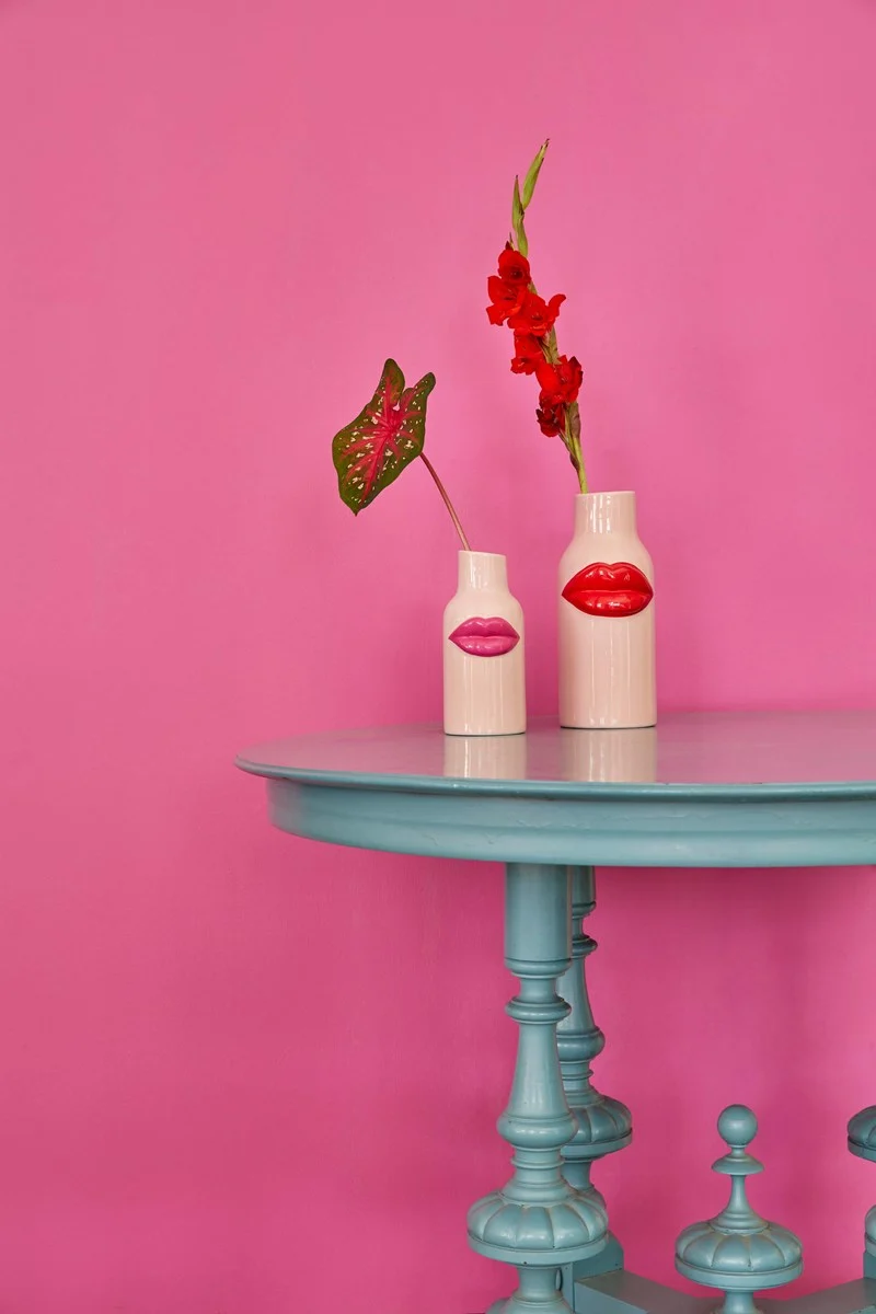 Vase bouche L et Rouge - Lipstick