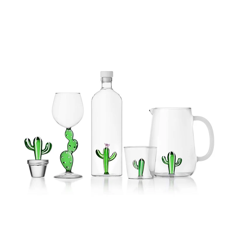 Ichendorf Verre - Cactus à Fleur Rose
