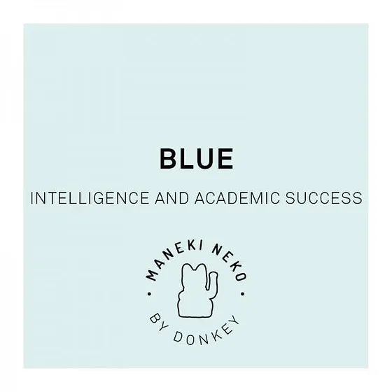 Lucky Cat - bleu