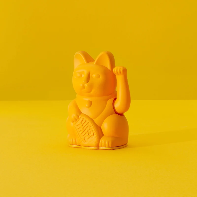 Mini Lucky Cat - Jaune