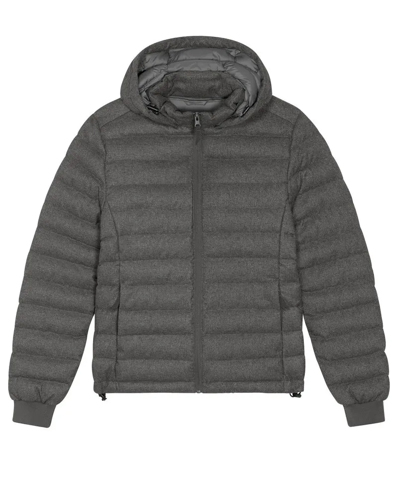 Veste matelassée pour femme à aspect laineux - Stella Voyager Wool-Like
