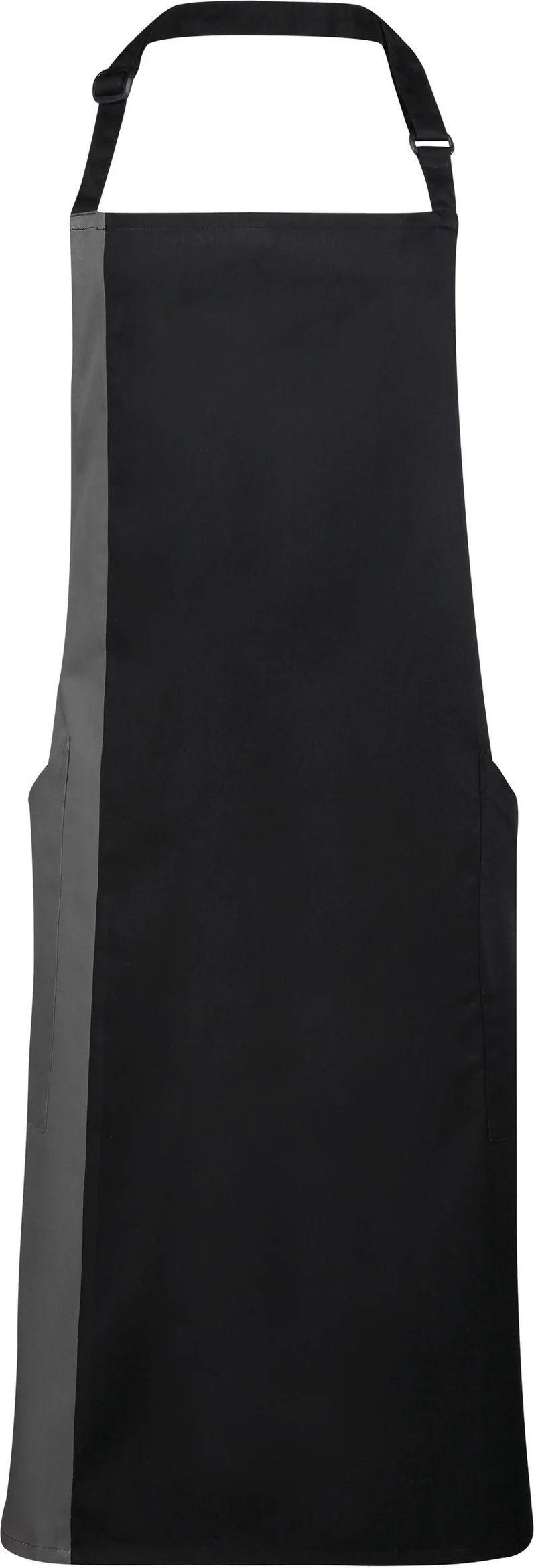Tablier à bavette bicolore