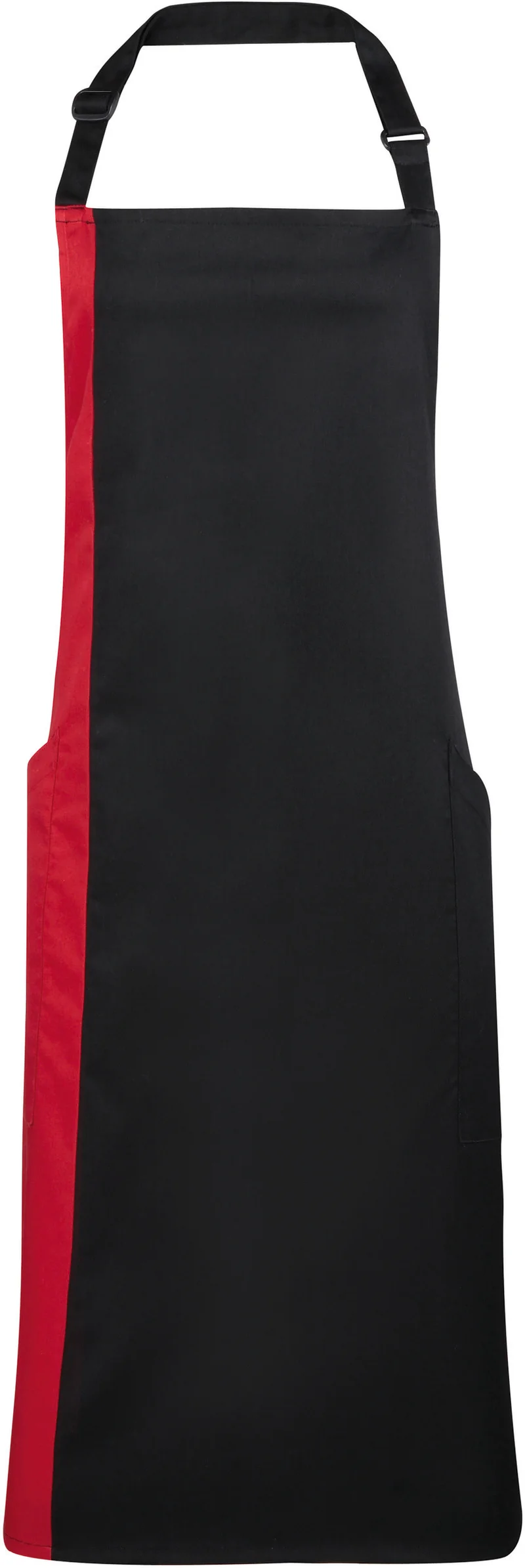 Tablier à bavette bicolore
