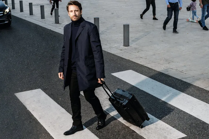 Trench structuré homme