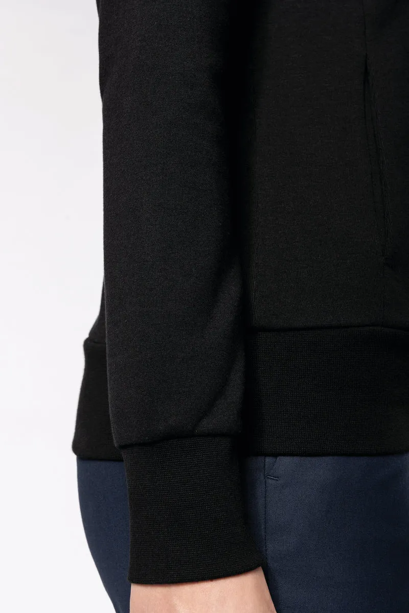 Veste zippée à capuche femme