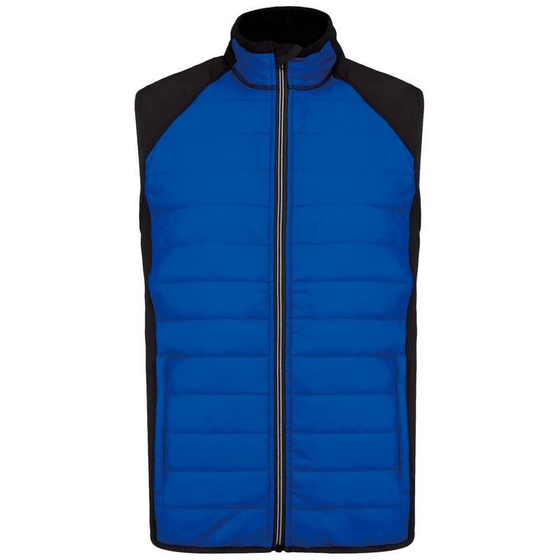 Veste sport bi-matière sans manches unisexe