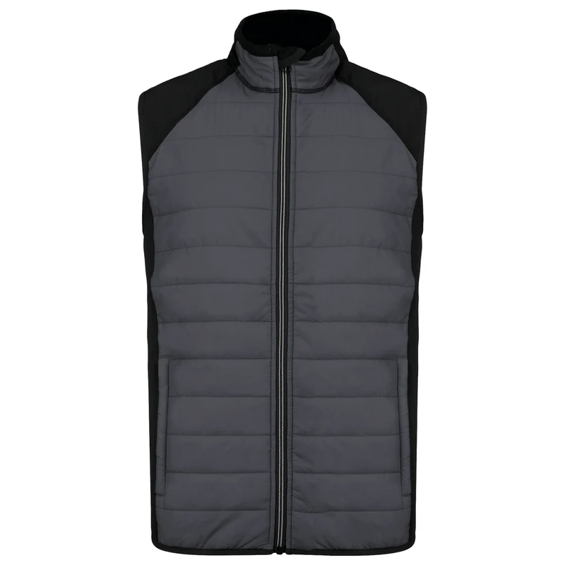 Veste sport bi-matière sans manches unisexe