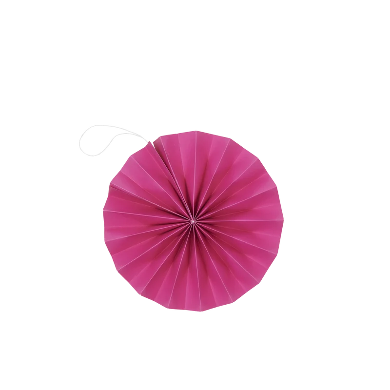Set de 8 déco papier rosettes