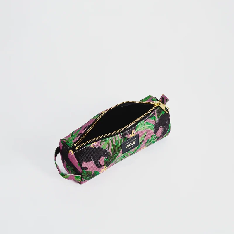 Wouf Trousse scolaire - Rose Yucata