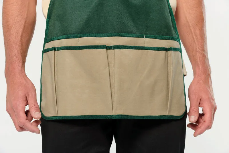 Tablier de jardinier imperméable écoresponsable unisexe