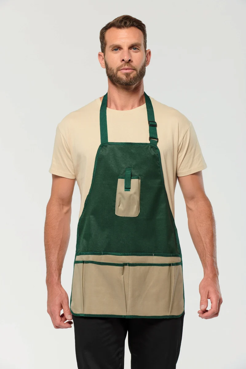Tablier de jardinier imperméable écoresponsable unisexe