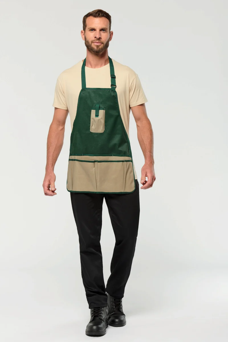 Tablier de jardinier imperméable écoresponsable unisexe