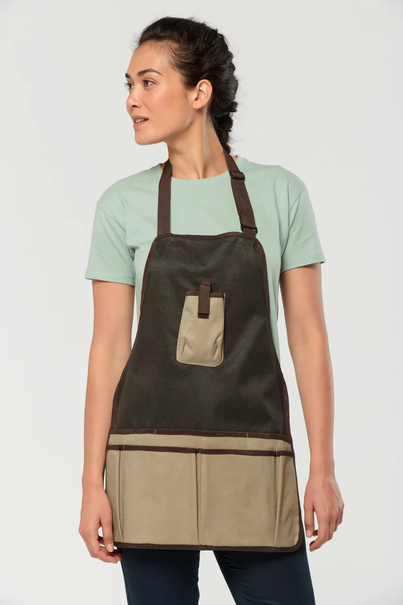 Tablier de jardinier imperméable écoresponsable unisexe