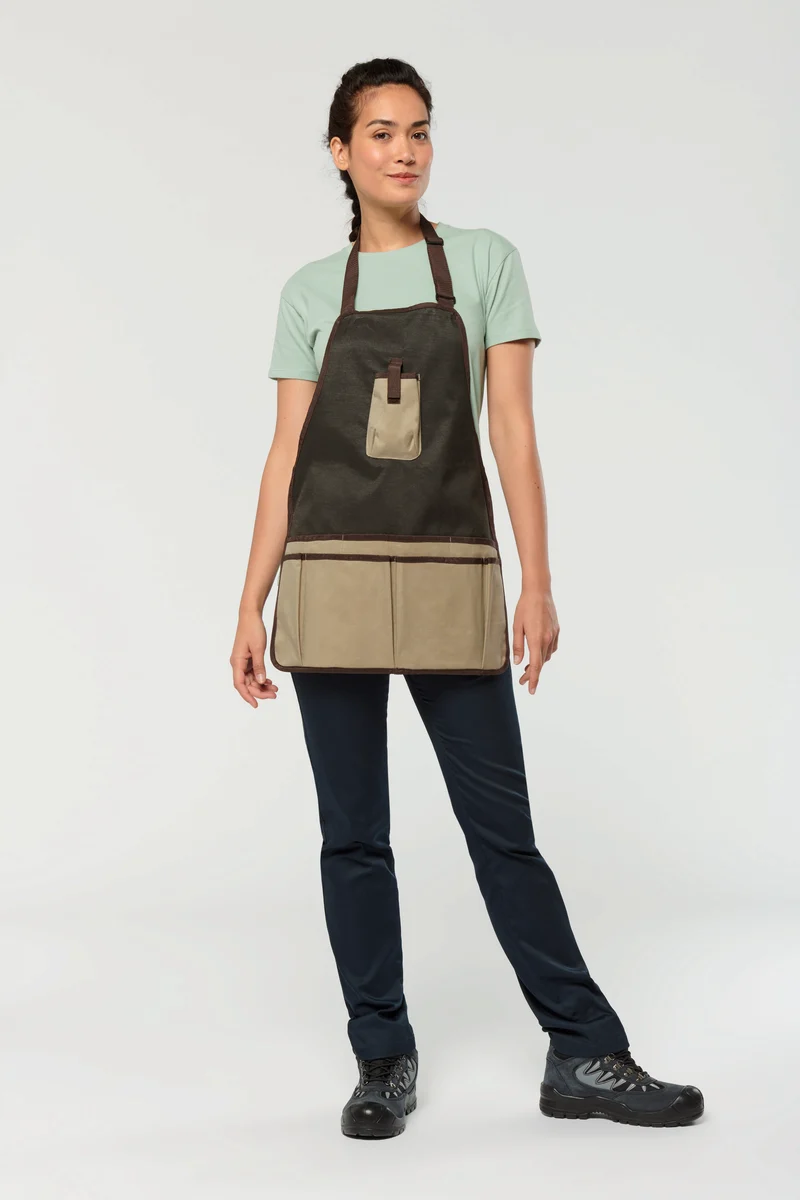 Tablier de jardinier imperméable écoresponsable unisexe
