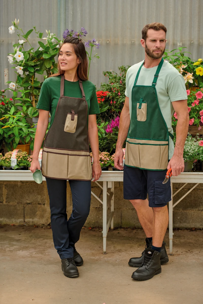 Tablier de jardinier imperméable écoresponsable unisexe