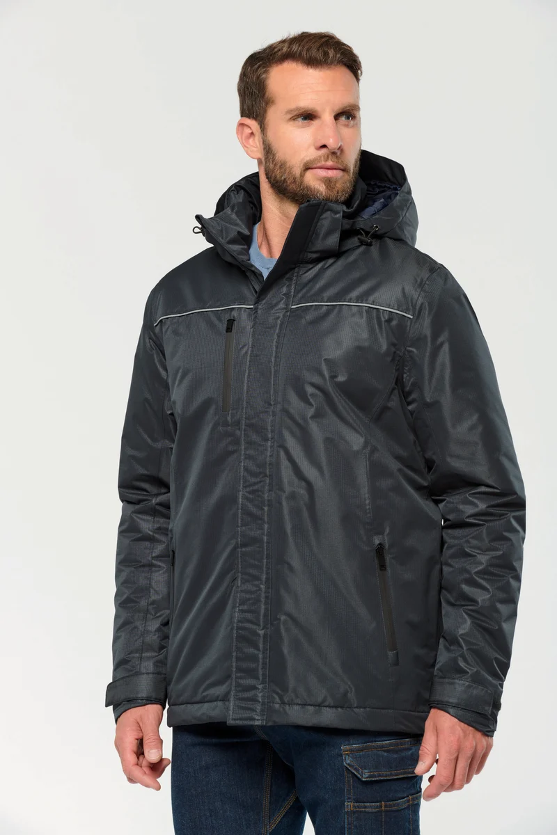 Parka performance à capuche unisexe