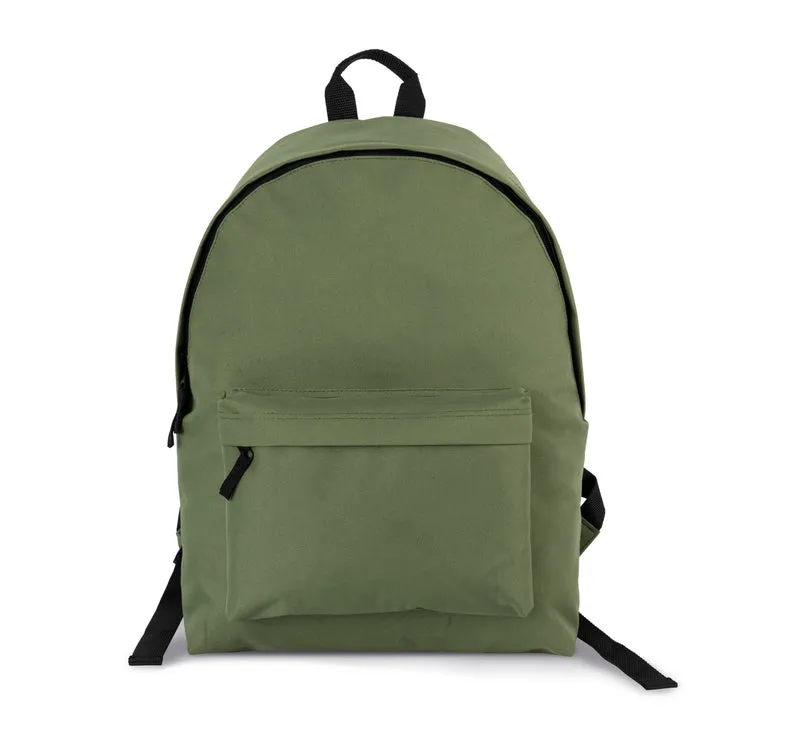 Sac à dos casual recyclé avec poche frontale