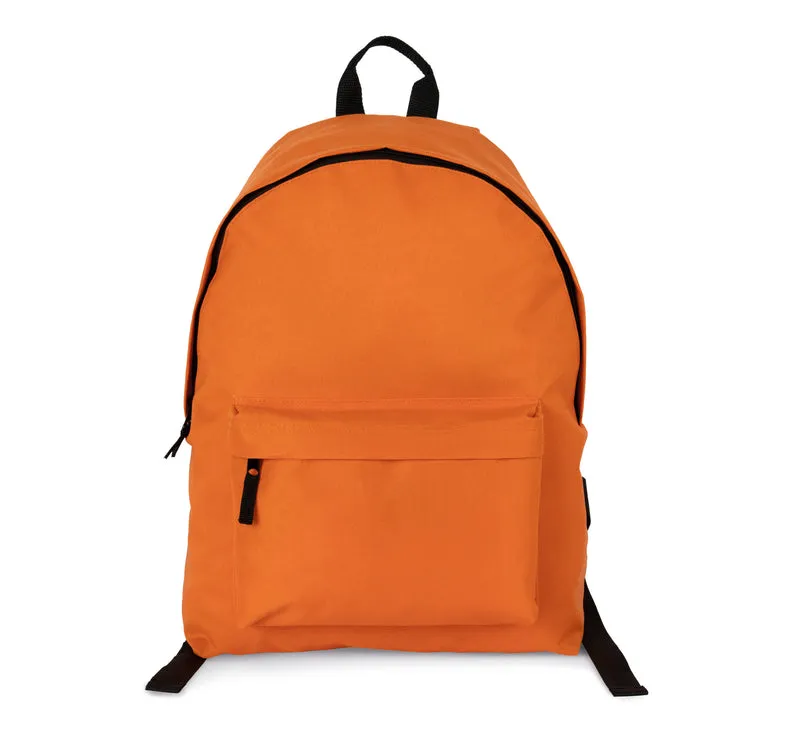 Sac à dos casual recyclé avec poche frontale