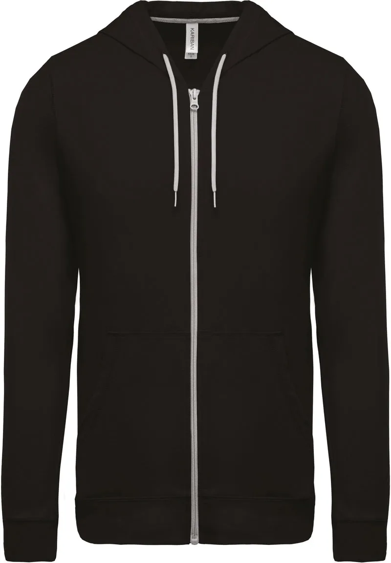 Veste coton légère à capuche