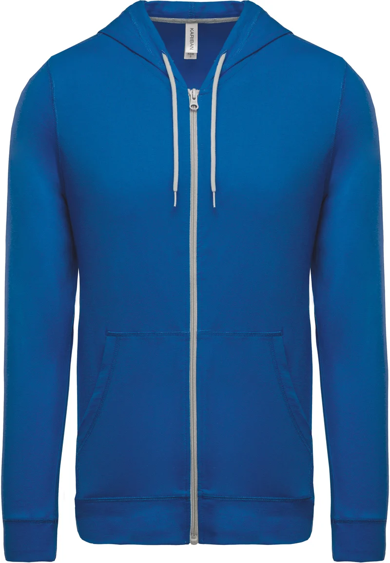 Veste coton légère à capuche