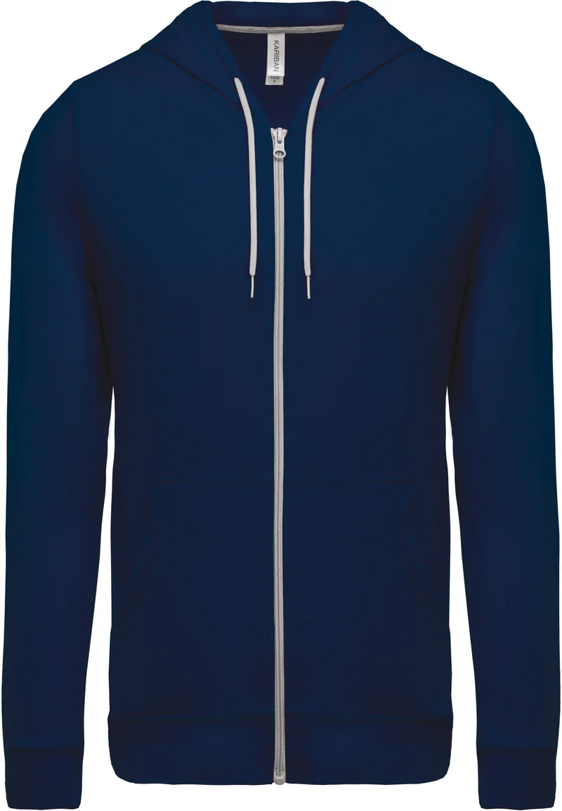 Veste coton légère à capuche