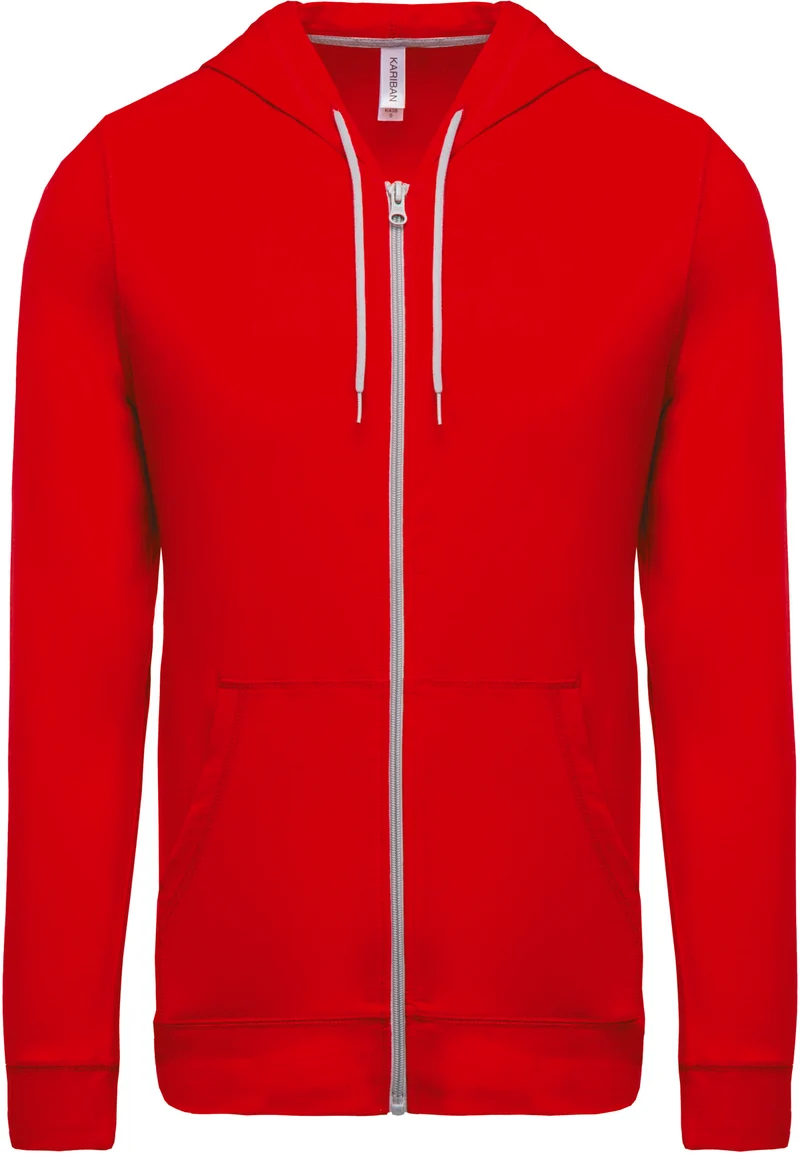 Veste coton légère à capuche