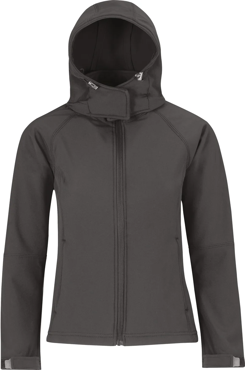 VESTE SOFTSHELL CAPUCHE FEMME