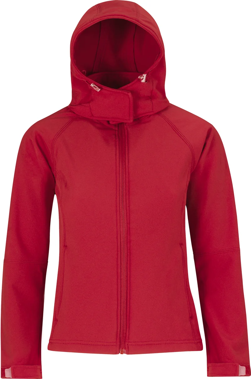 VESTE SOFTSHELL CAPUCHE FEMME