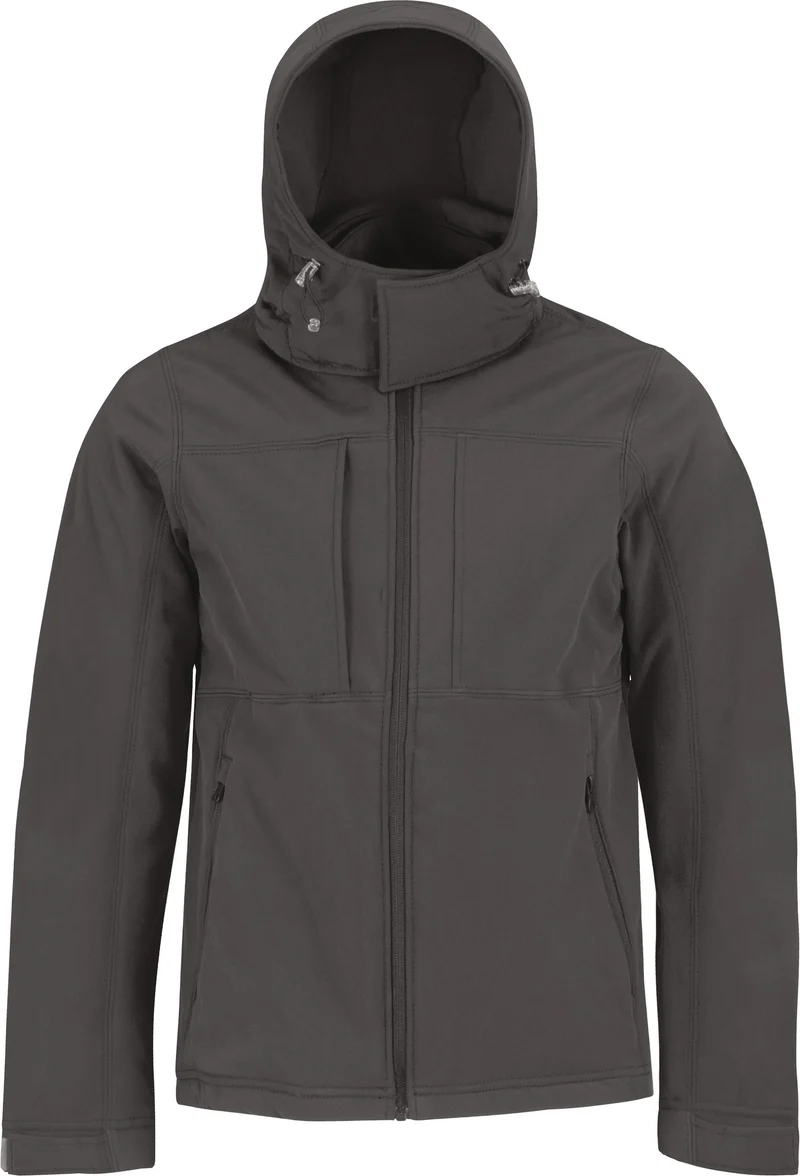VESTE SOFTSHELL CAPUCHE HOMME