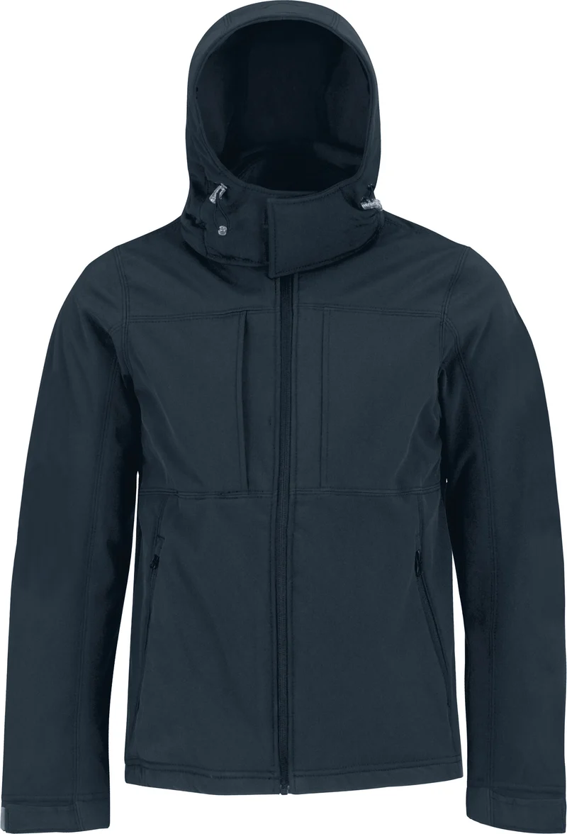 VESTE SOFTSHELL CAPUCHE HOMME